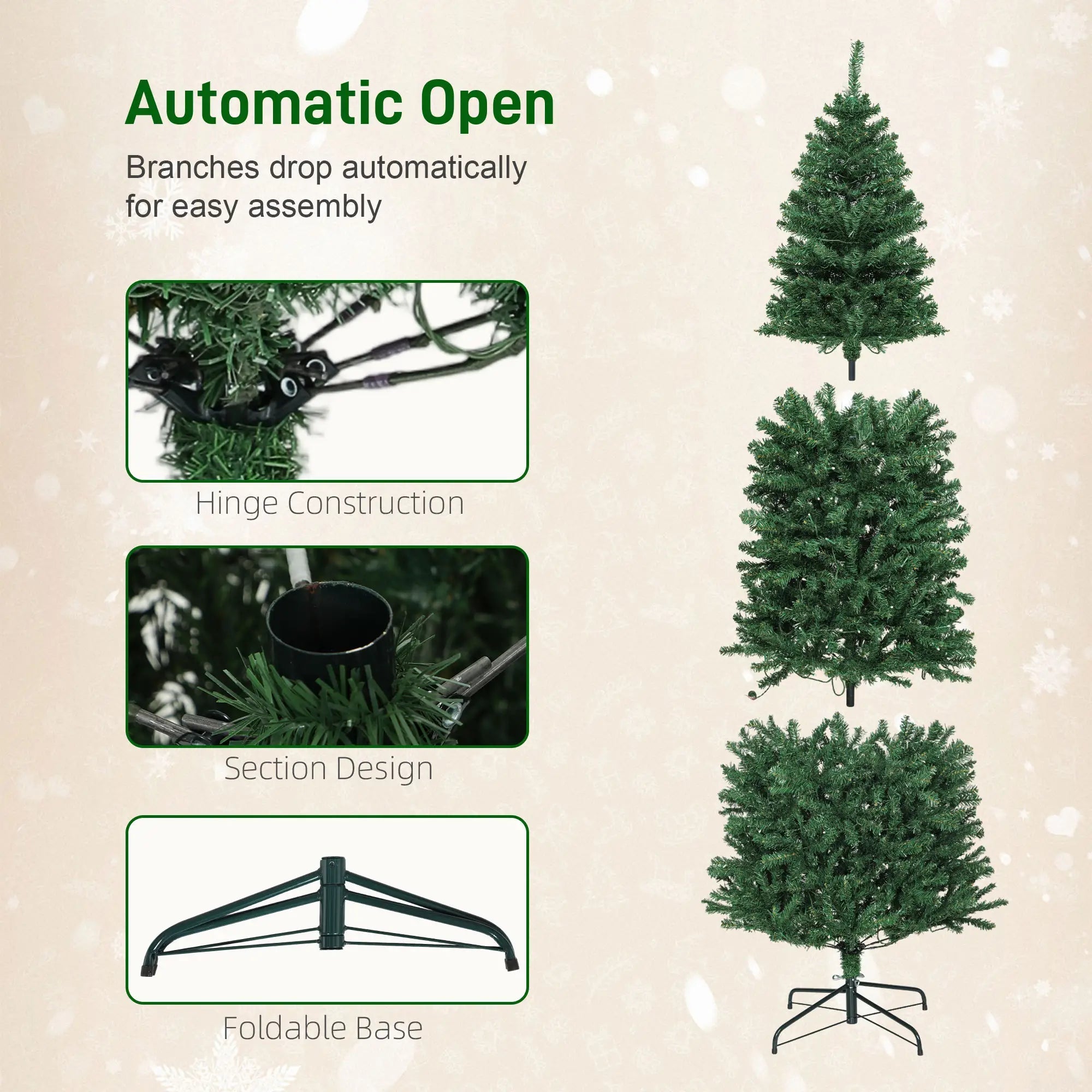 7ft Artificial Christmas Tree