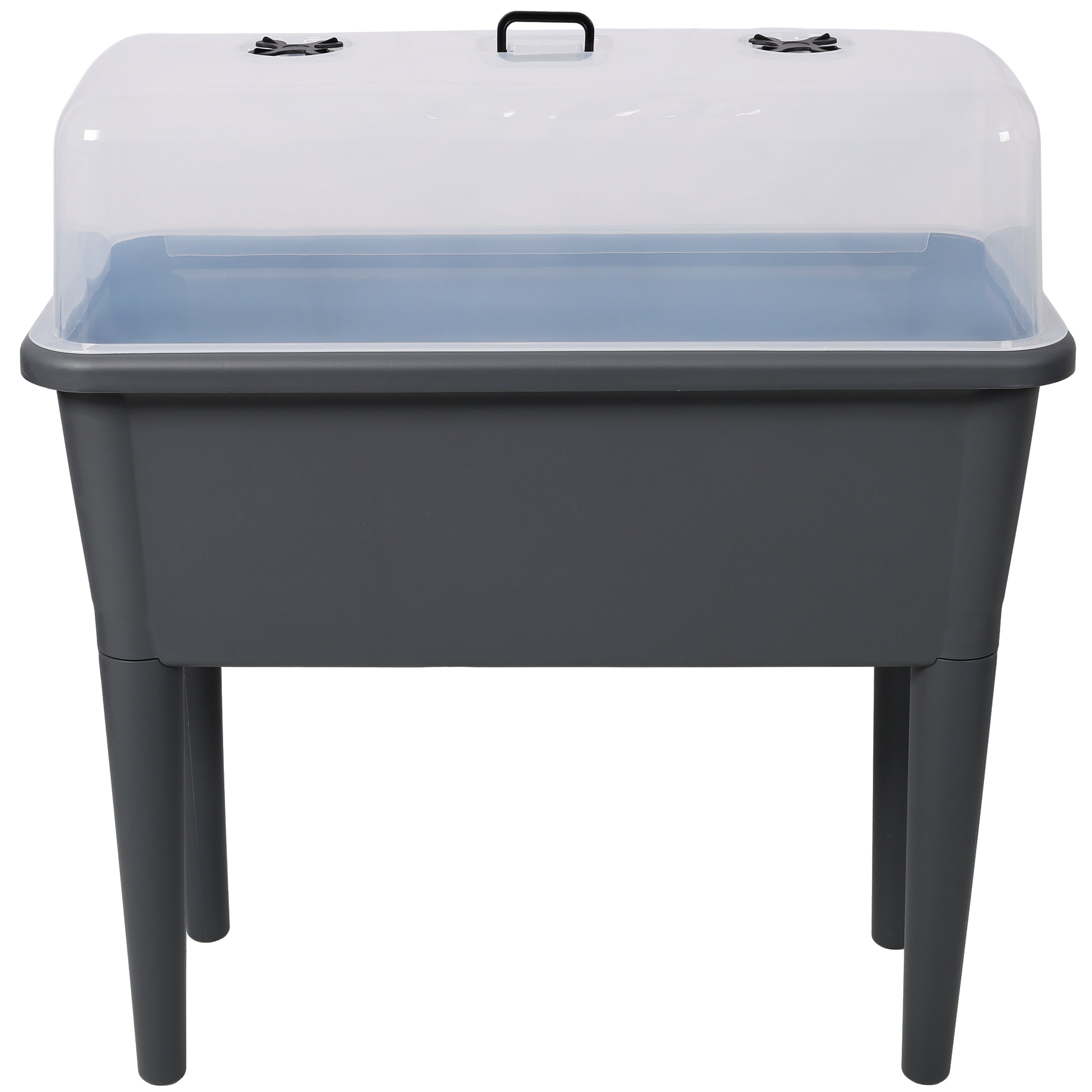 2 Piece Raised Garden Bed with Ventilated Lid