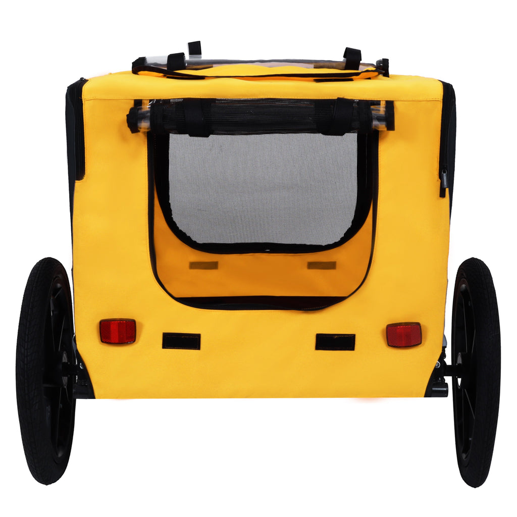 Pet Bike Trailer Dog Cart for Medium Dogs up to 66 lbs