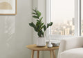 20" Tall Artificial ZZ Plant in Grey Cement Pot