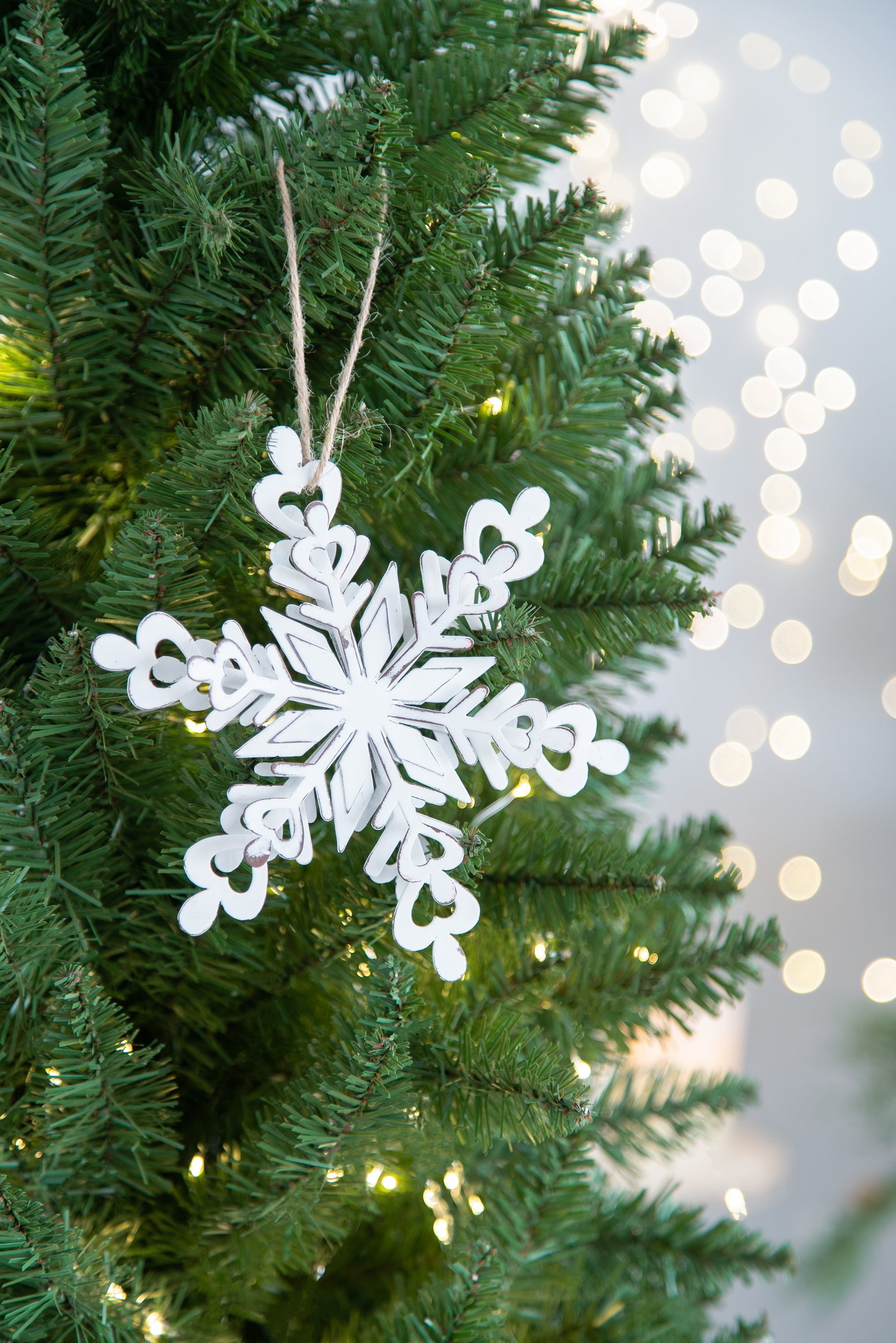 Iron Snowflake Hanger - Set of 6