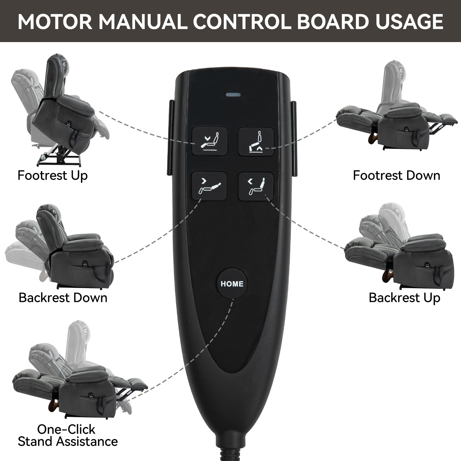 Dual Motor Electric Recliner Chair