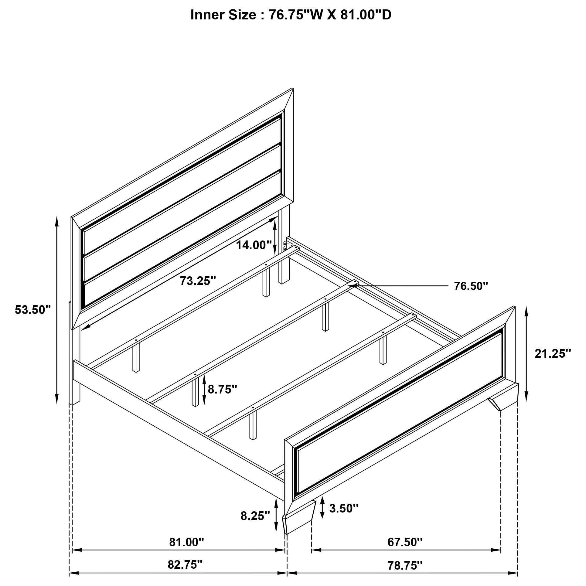 Oatfield - Panel Bed