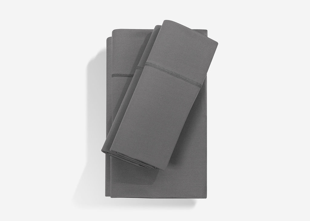 BedGear Dri-Tec Sheet Set, Grey, Twin/Twin XL