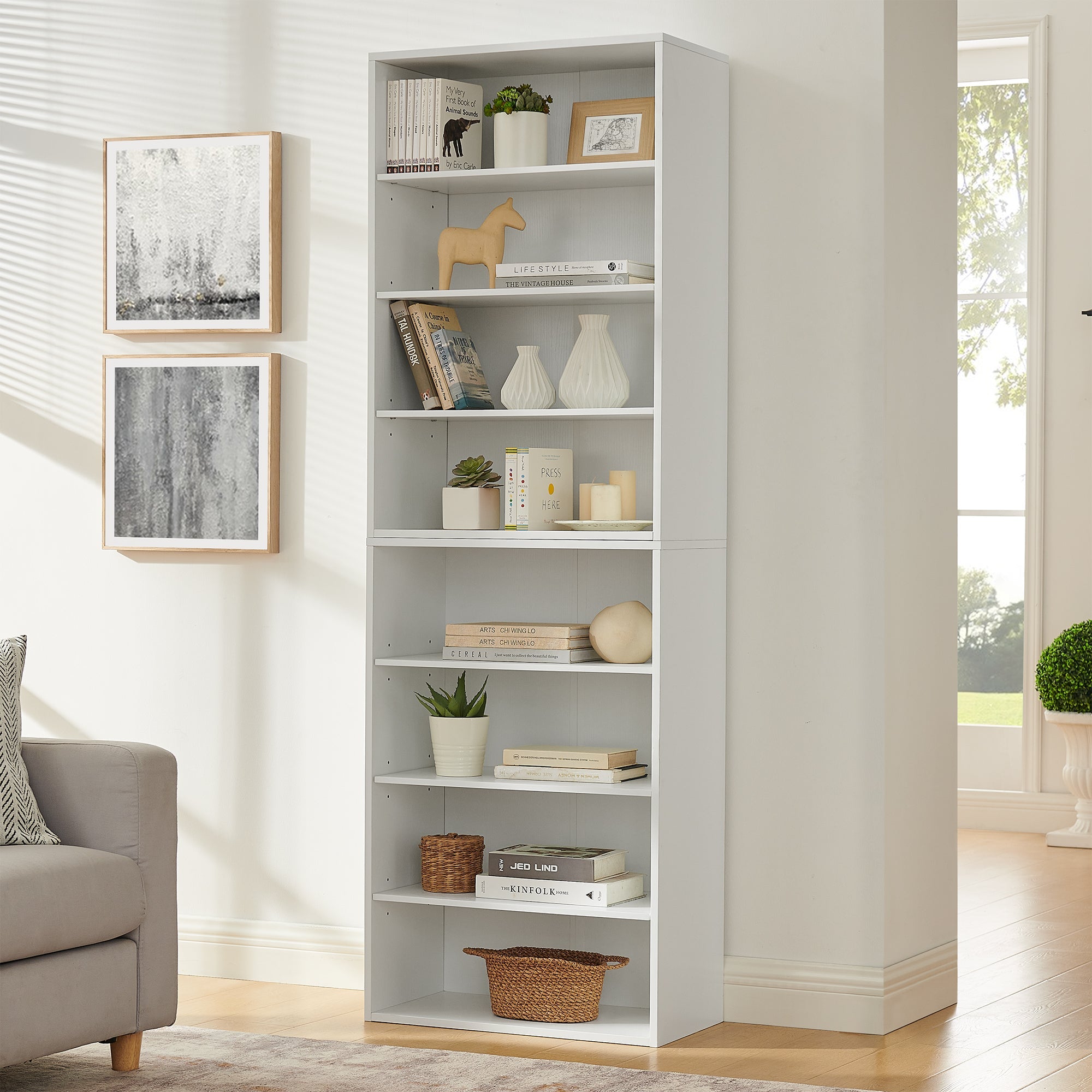 CD DVD Storage Cabinet with Adjustable Shelves