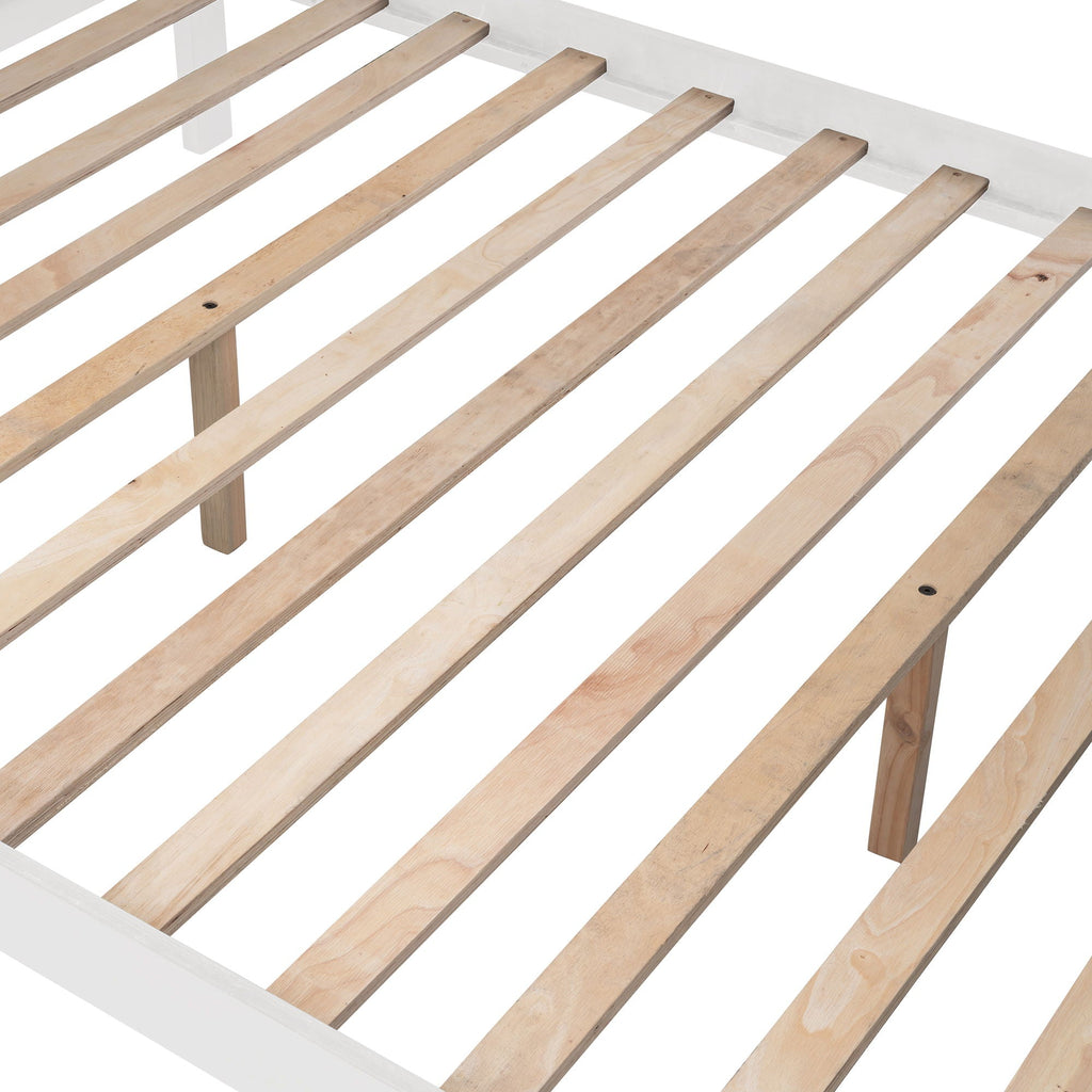 Stairway Bunk Bed With Storage And Guard Rail For Bedroom