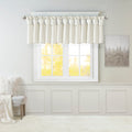 Lightweight Faux Silk Valance With Beads