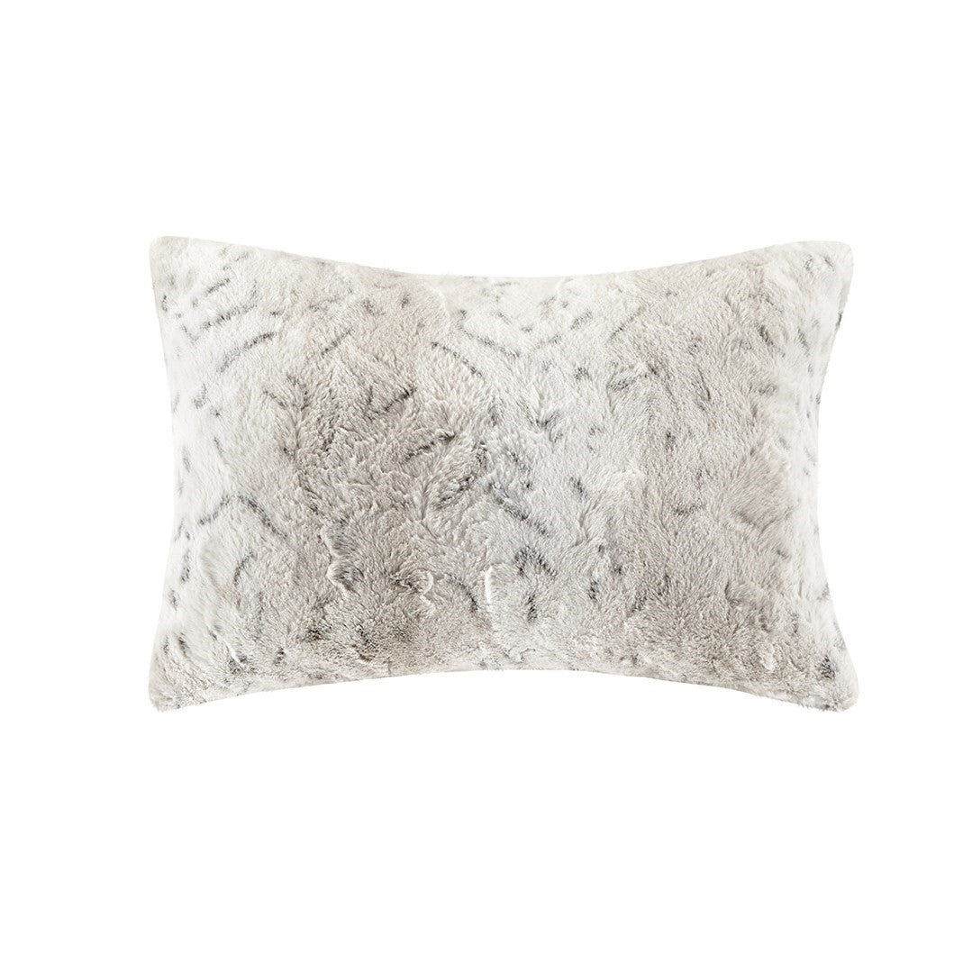King 4PC Faux Fur Comforter Set