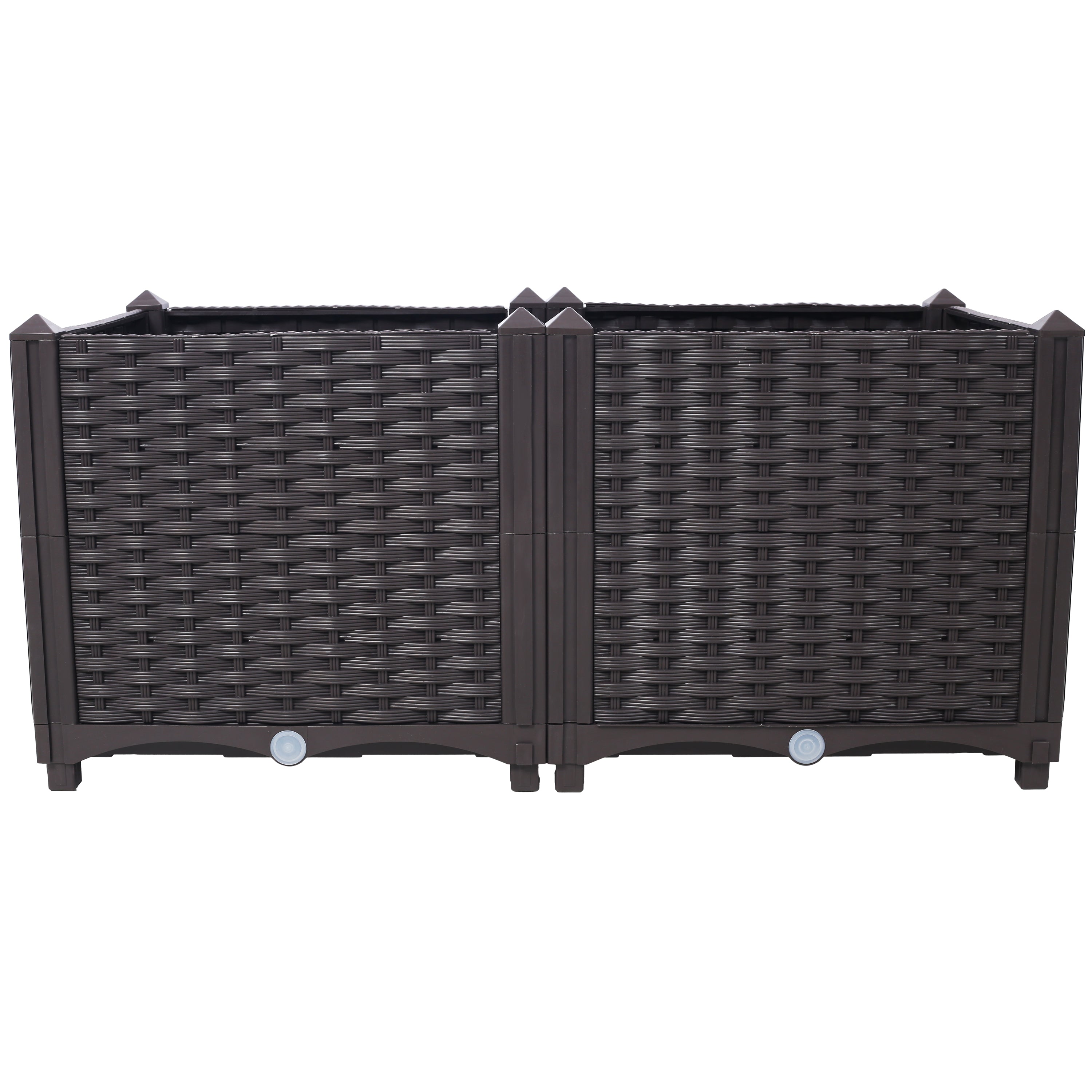 Deep Raised Garden Bed Plastic Planter Boxes