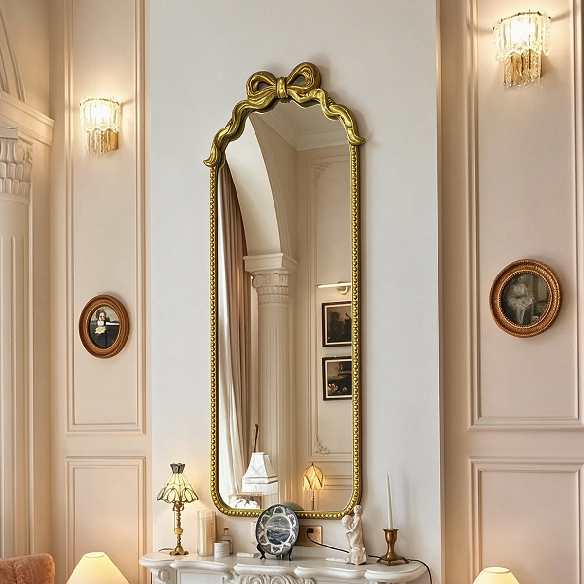 Gold Ornate Full Length Mirror