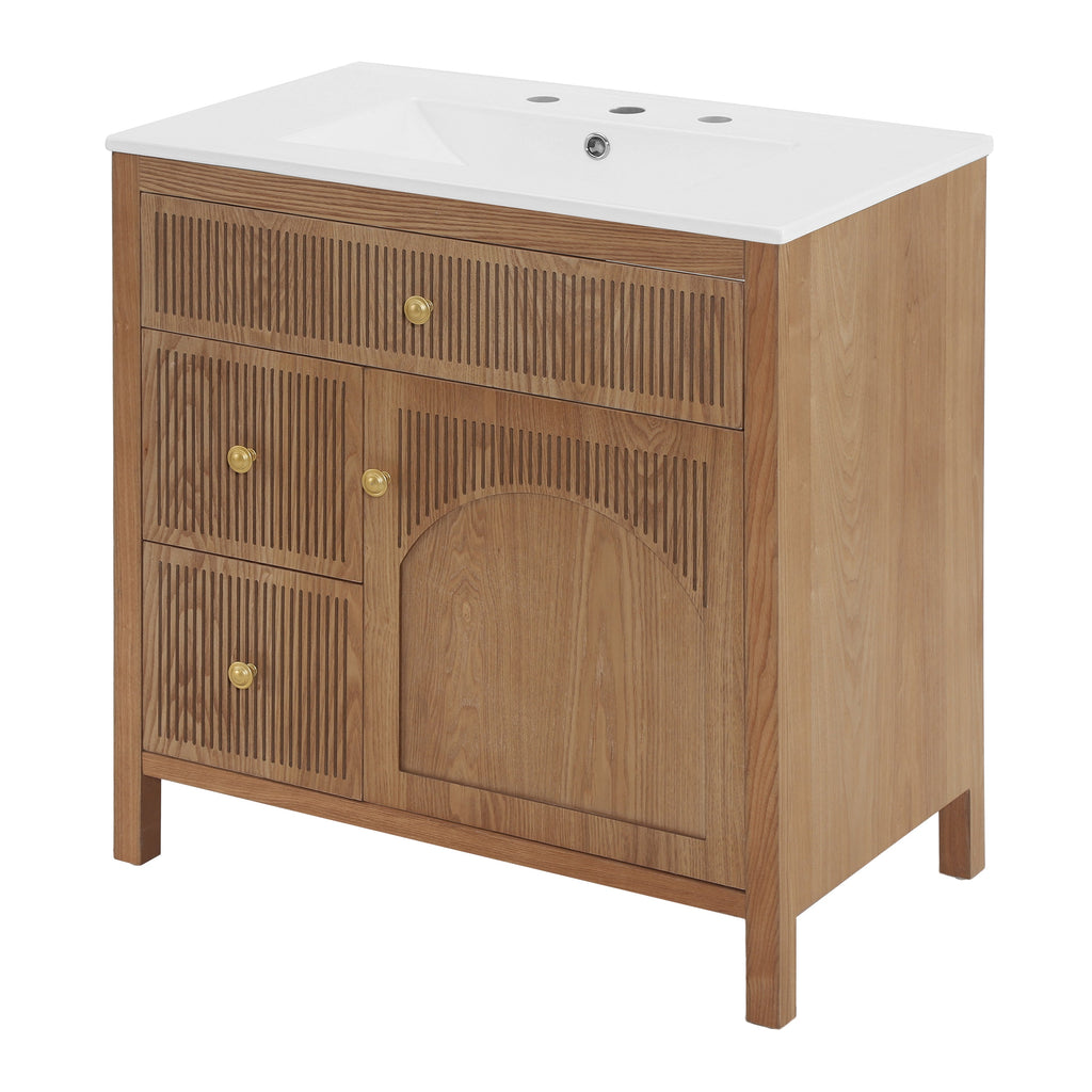 30 Inch Freestanding Farmhouse Bathroom Vanity
