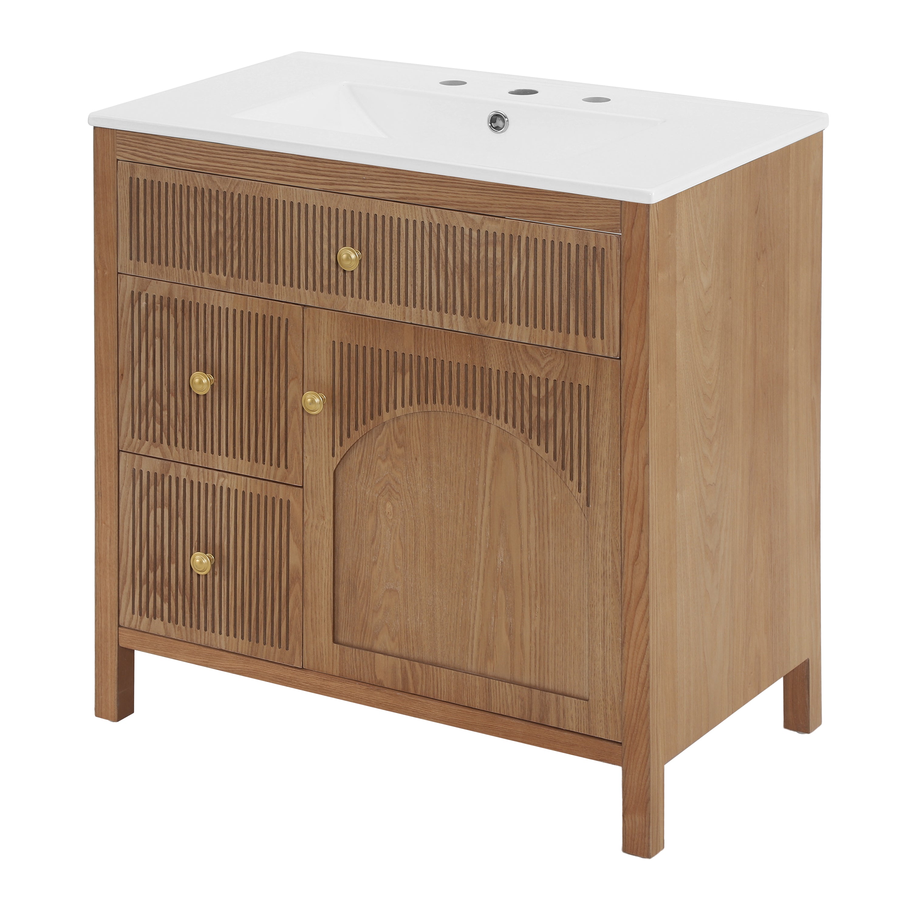 30 Inch Freestanding Farmhouse Bathroom Vanity