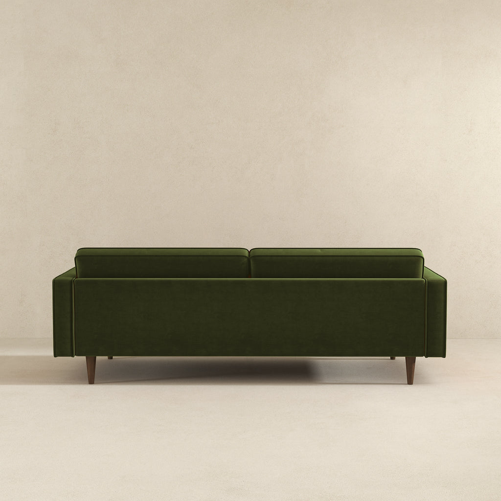 Casey Mid Century Modern Olive Sofa