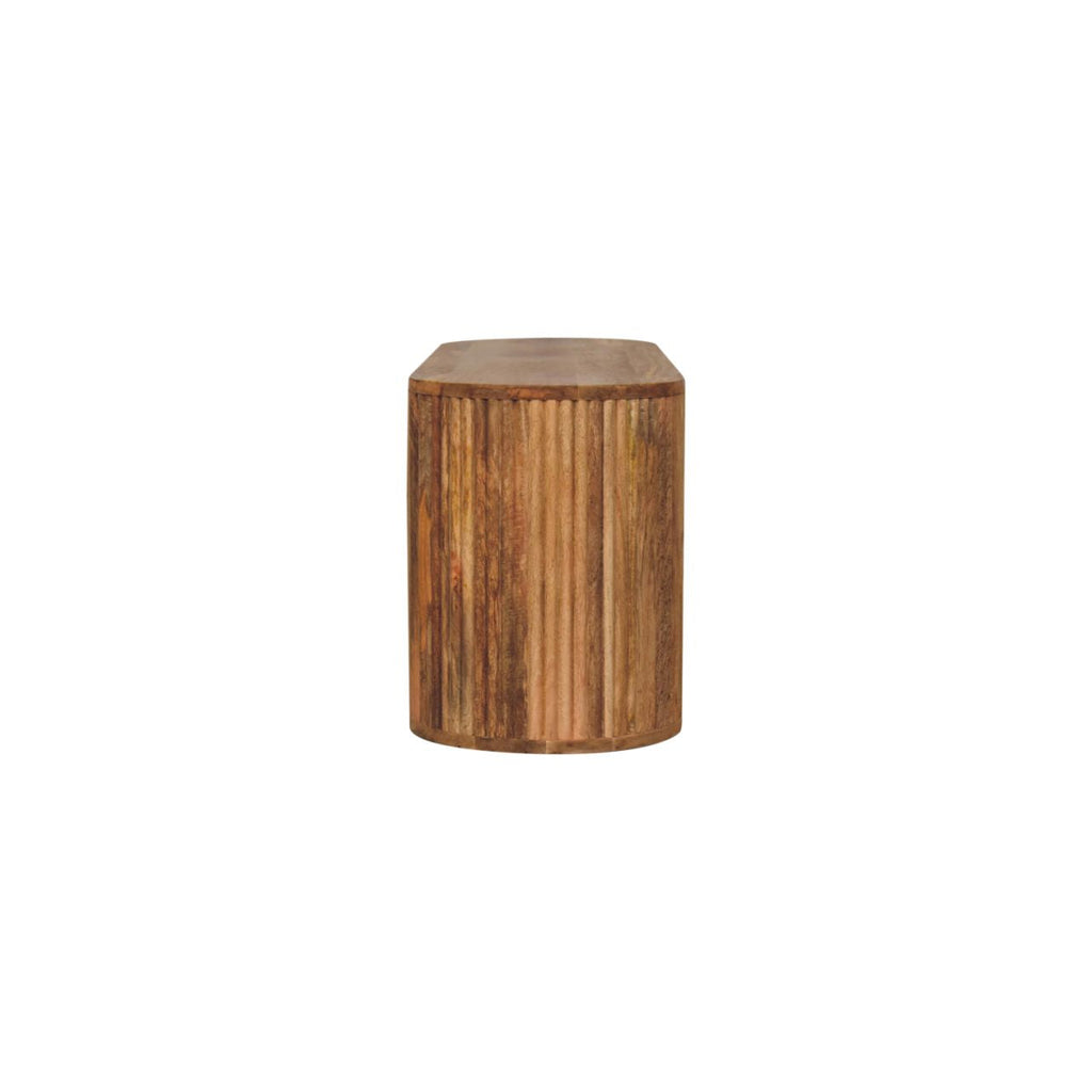 Solid Wood Soba Straight Media Unit