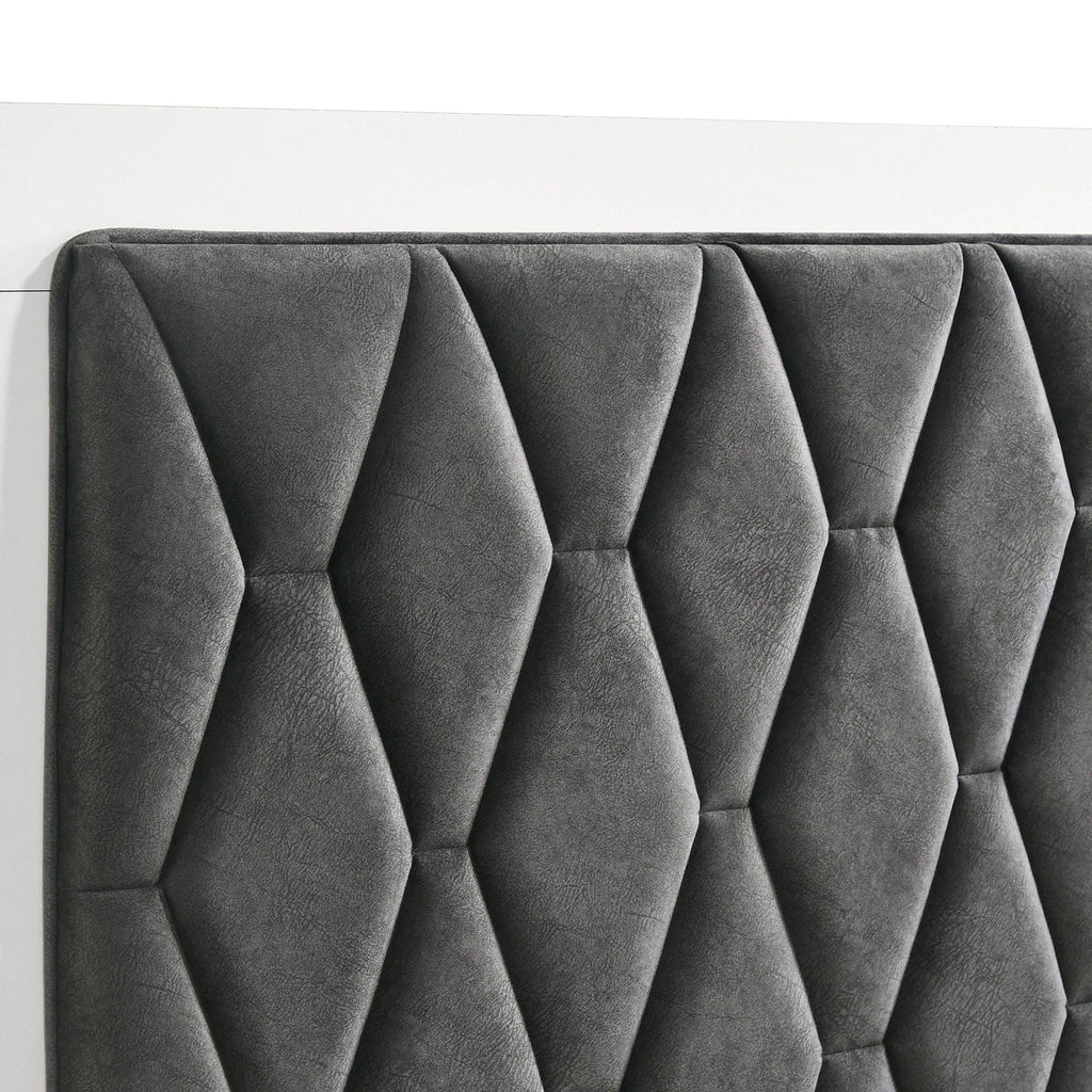 Taraval - Queen Upholstered Panel Bed - White