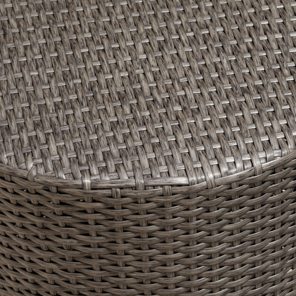 Keaton Barrel Side Table Gray