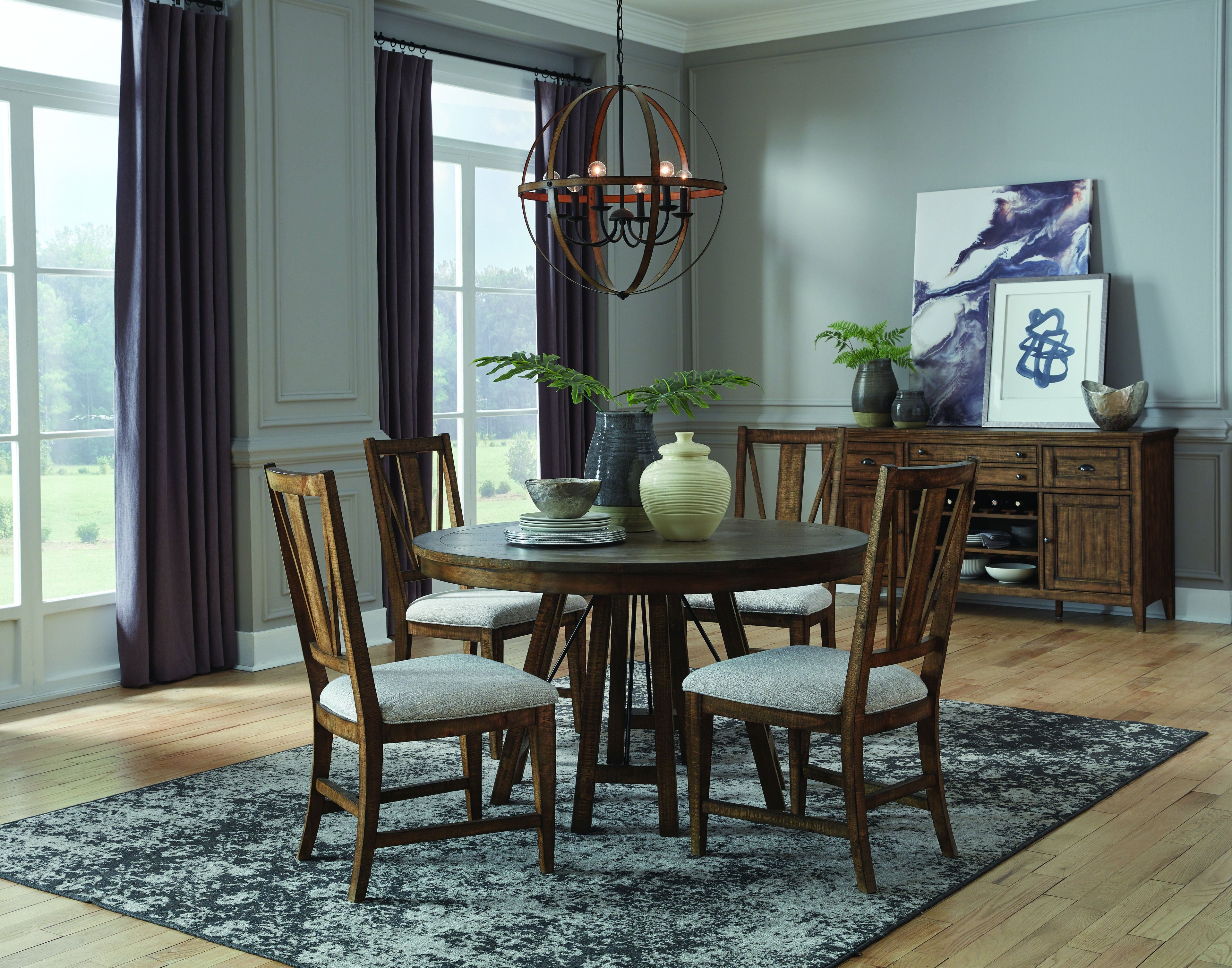 Bay Creek - Dining Side Chair With Upholstered Seat (Set of 2) - Toasted Nutmeg