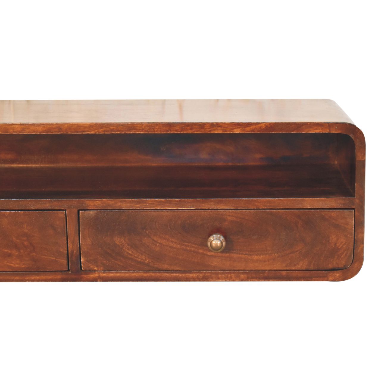 Solid Wood Floating California Console Table