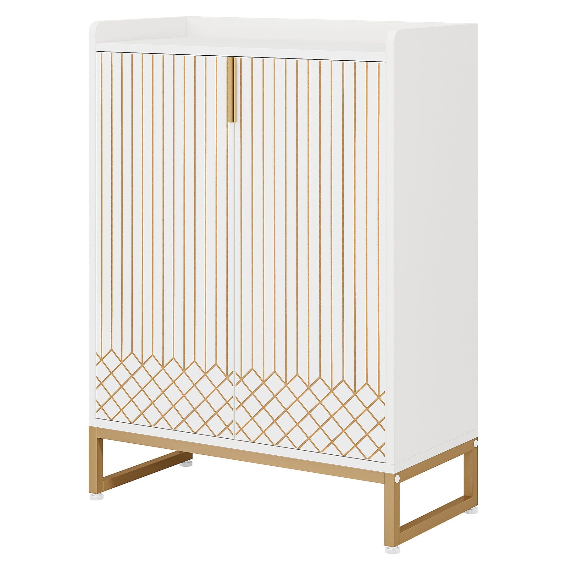 5 Tiers Shoe Storage Organizer With Doors