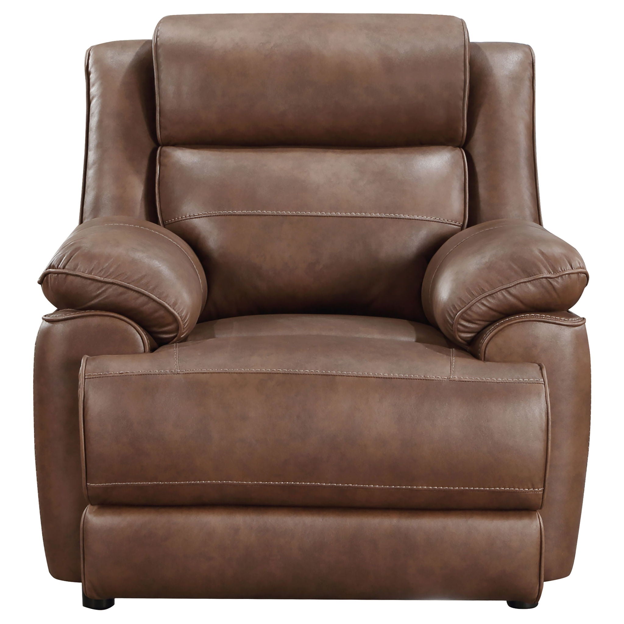 Worthington - Padded Arm Accent Chair - Dark Brown