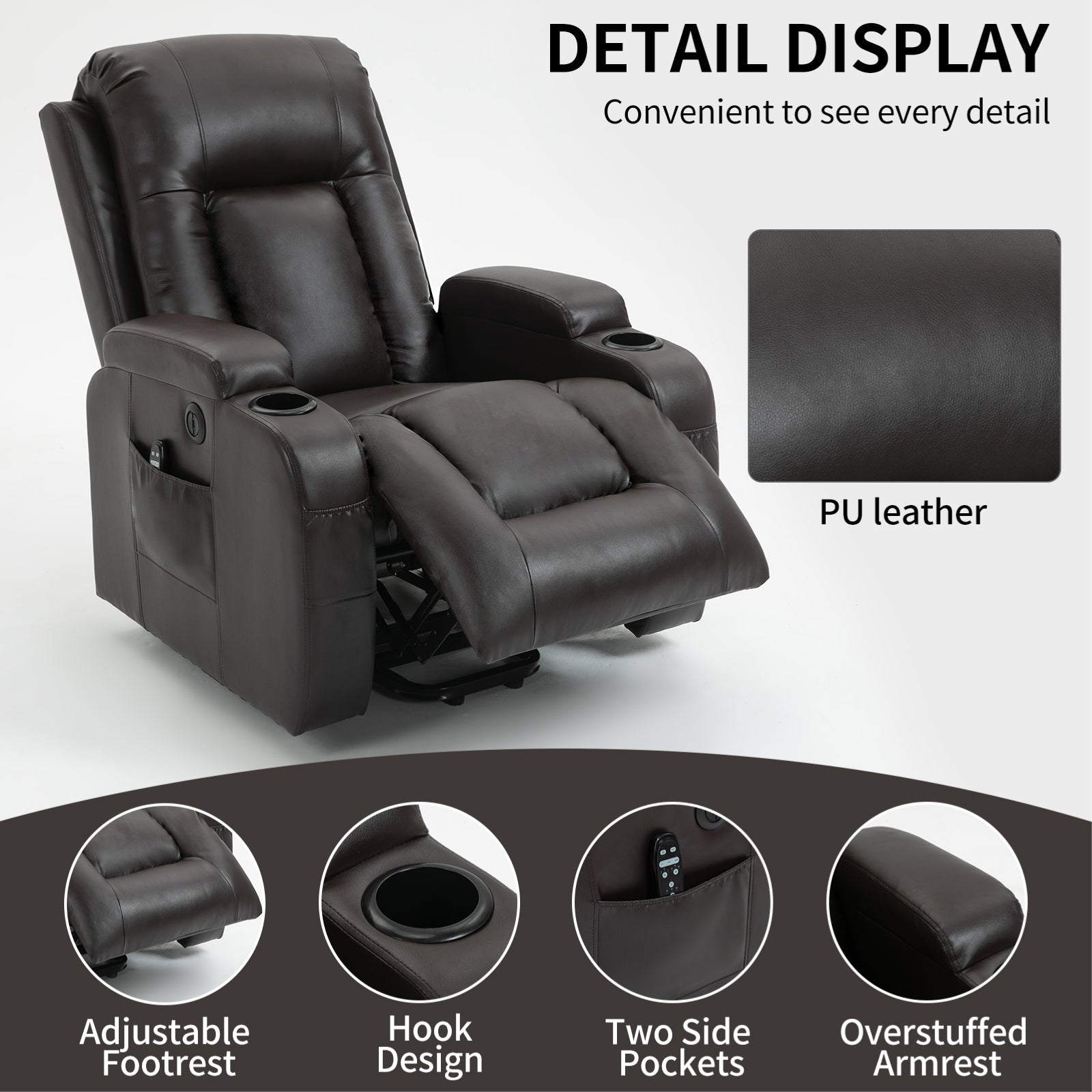 ComfortMax Infinite Position Power Lift Recliner Chair
