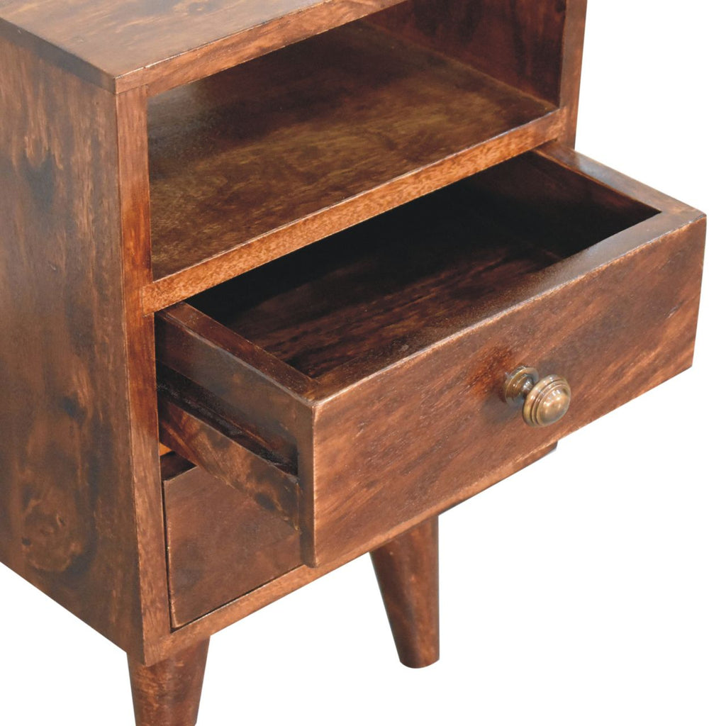 Solid Wood Mini Classic California Nightstand