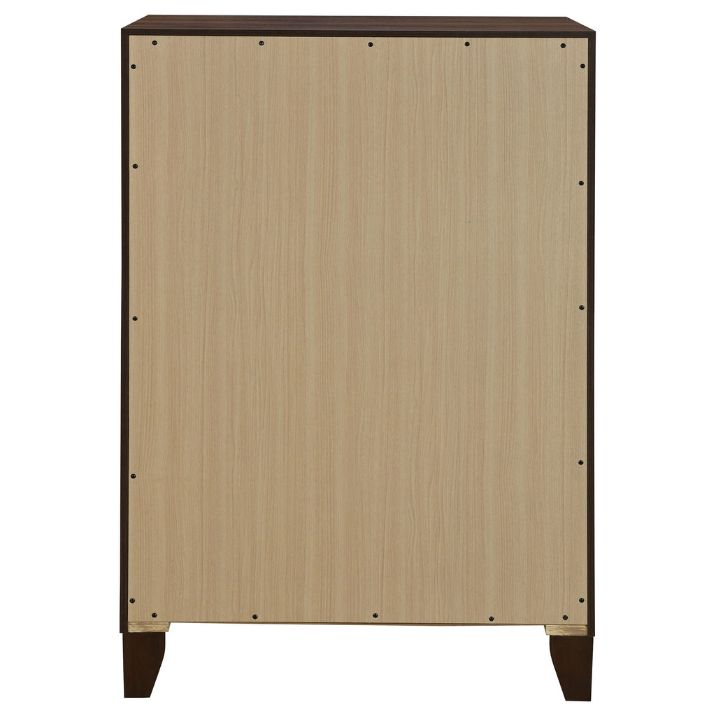 Anza - 4 Drawer Chest Storage Solution - Walnut