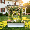 2-in-1 Raised Garden Bed with Trellis