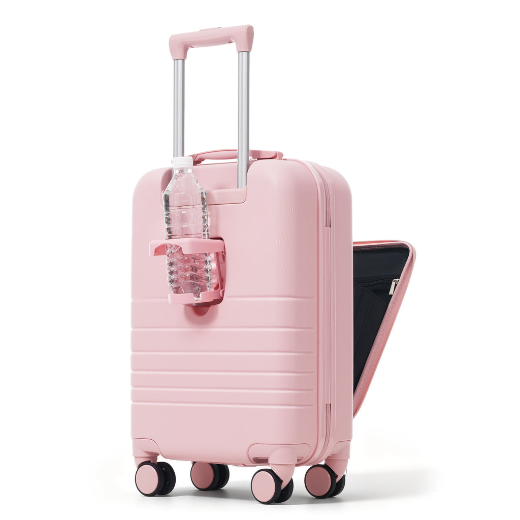 4-Piece Luggage Set with USB Charging Ports