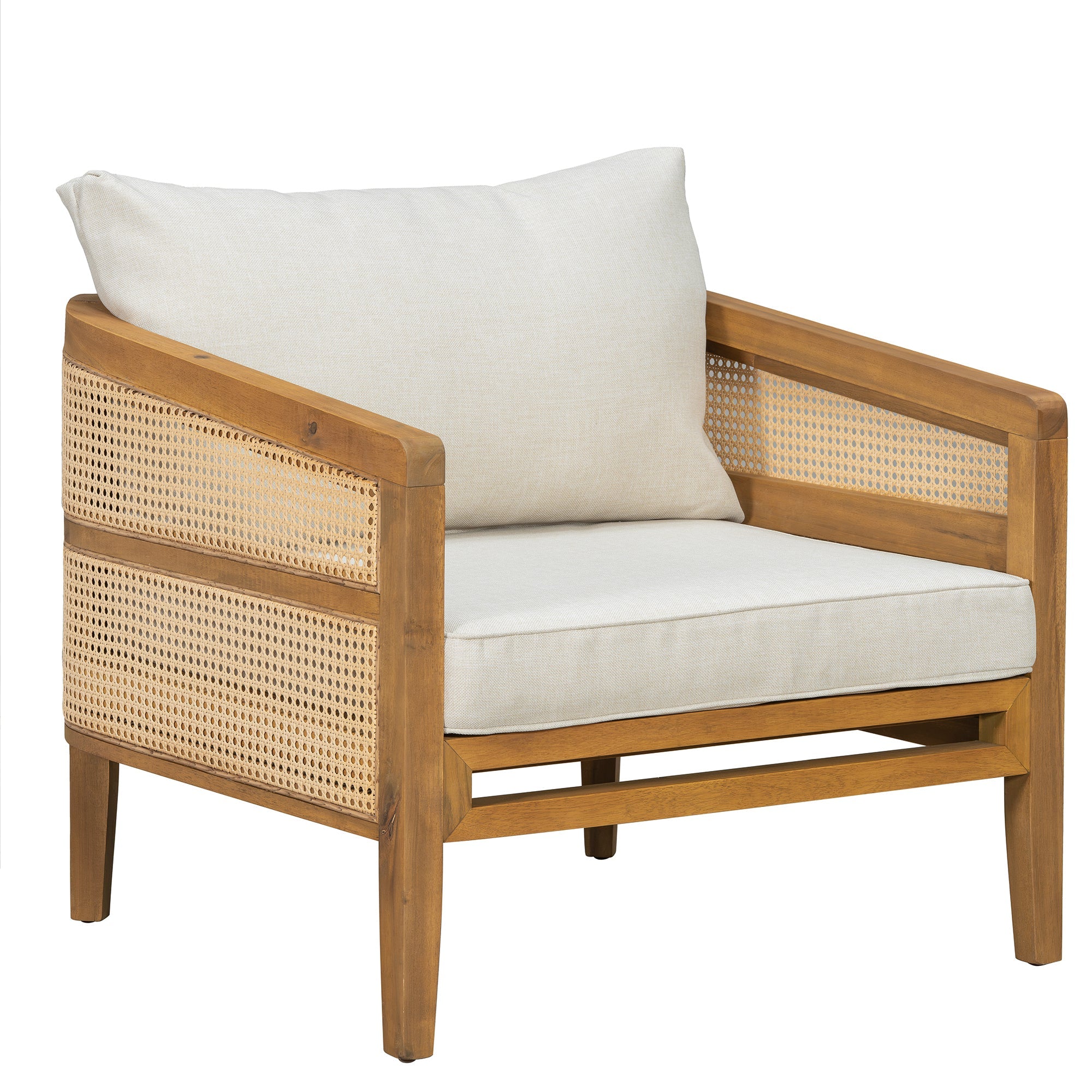 TOPMAX 5-Piece Acacia Wood Patio Furniture Set