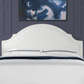 Catherine Upholstered King Headboard, Antique