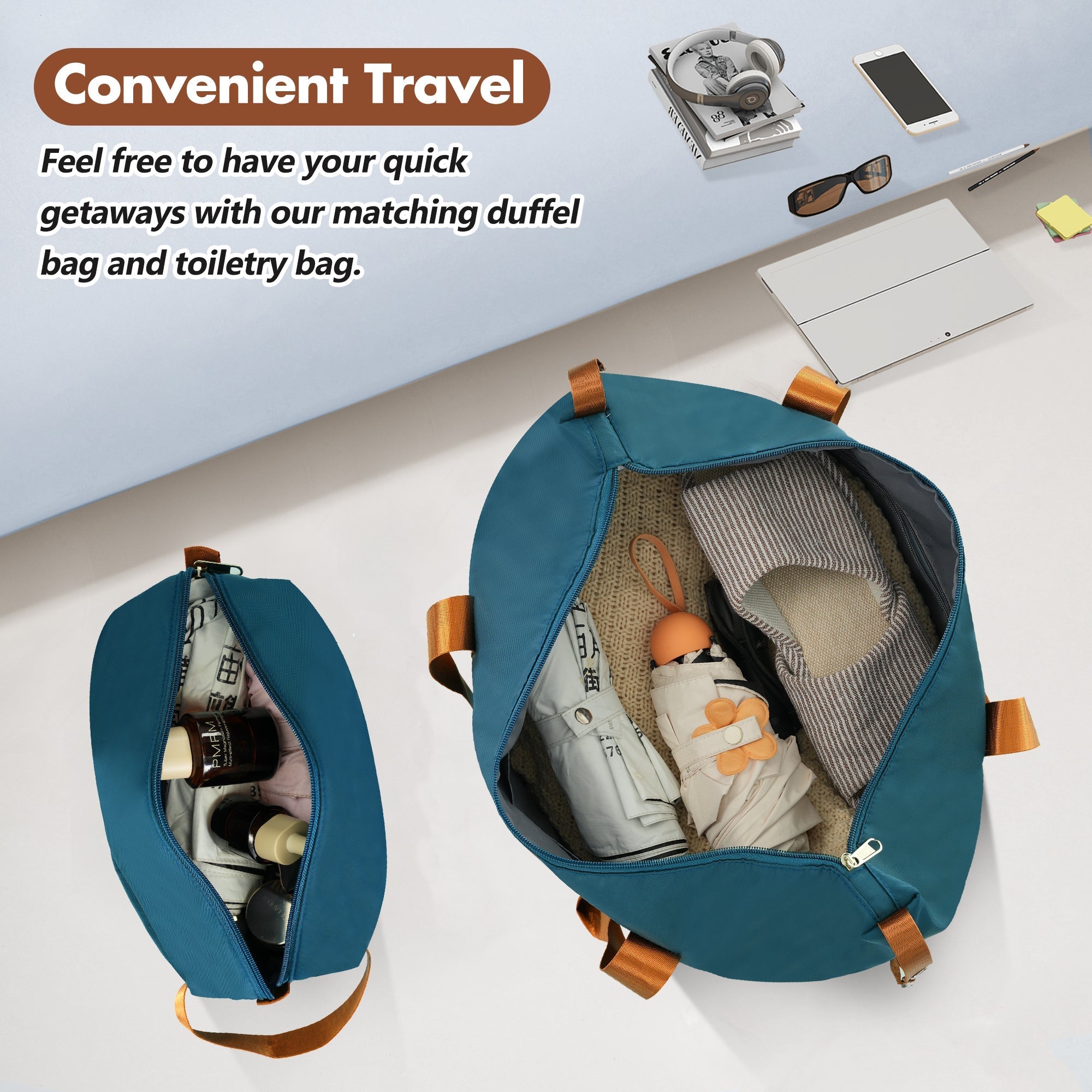 Hardshell 3-Piece Luggage Set with TSA Lock and Spinner Wheels