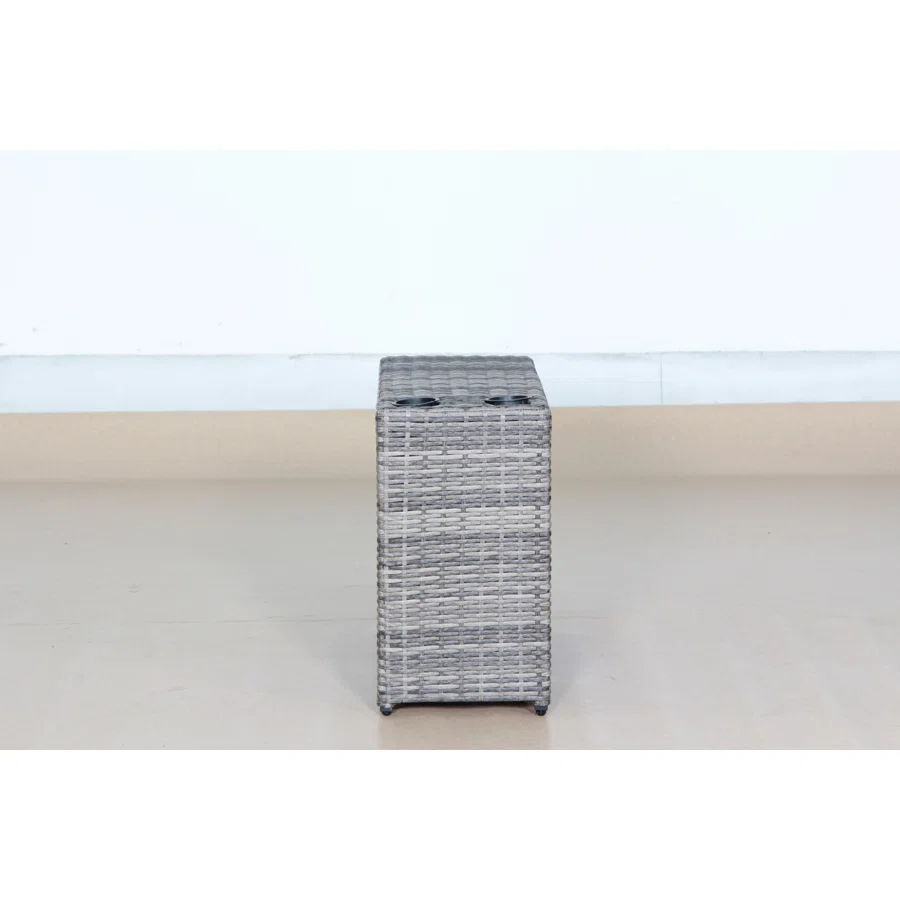 Shick Outdoor Side Table - Gray Mix