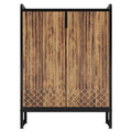 5 Tier Shoe Cabinet With Doors, Compact Entryway Storage Organizer