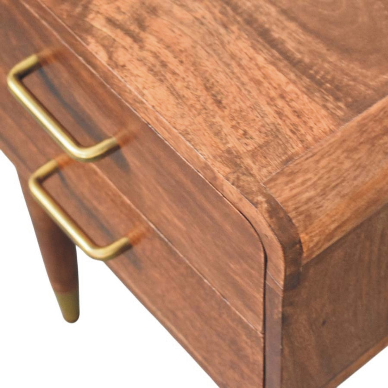 Solid Wood Astor 2-Drawer Nightstand
