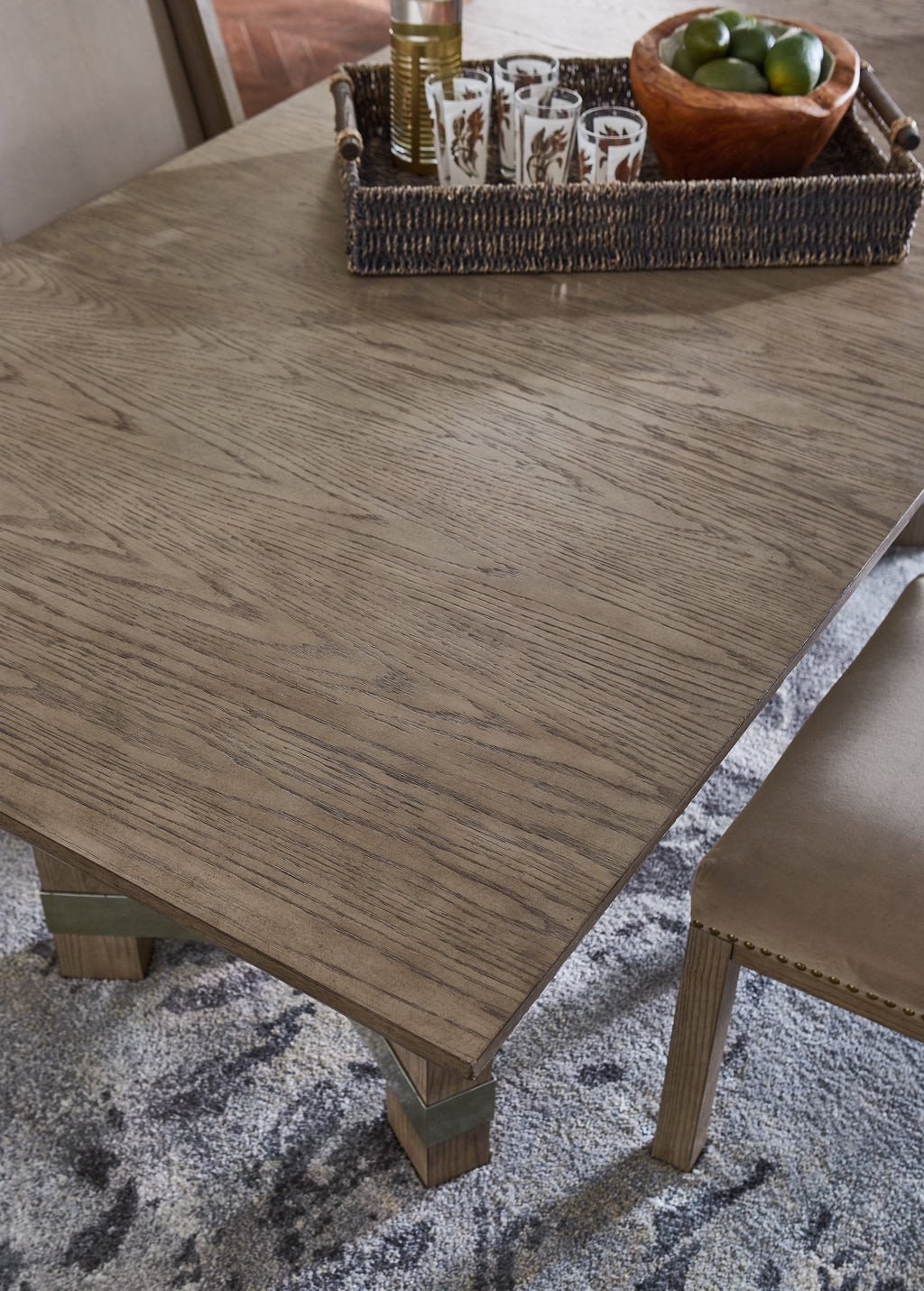 Chrestner - Rectangular Dining Room Table - Gray