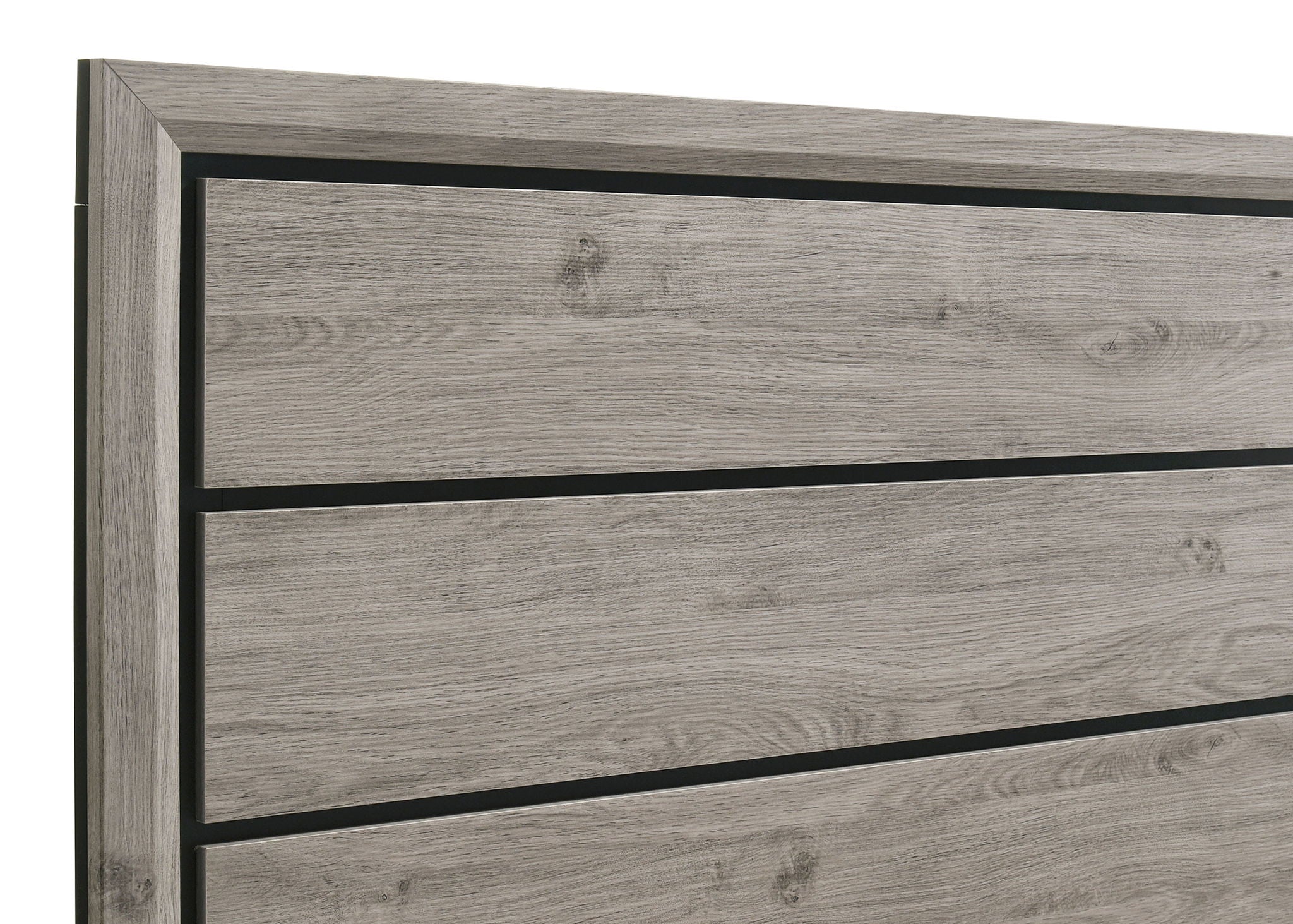 Valen Wood California King Panel Bed Light Taupe