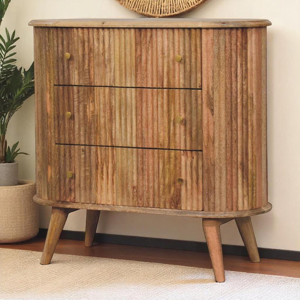 Soba Nordic Chest - 3 Drawers, Nordic Legs