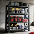 Heavy Duty Metal Adjustable Garage Shelves, 4000LBS Storage Rack (69"H x 59"W x 23.6"D) Industrial Shelving Unit for Warehouse