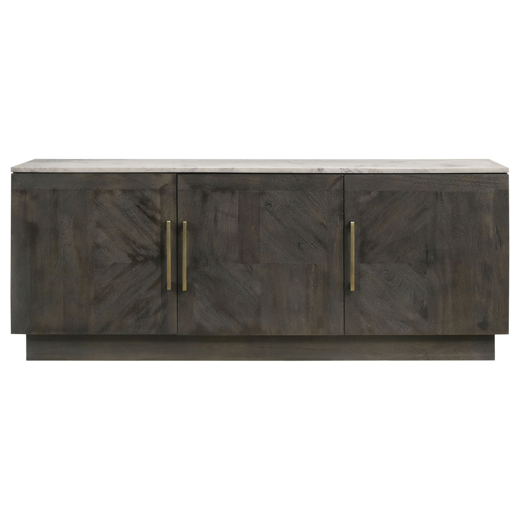 Metzger - 3 Door Sideboard Buffet - Gray