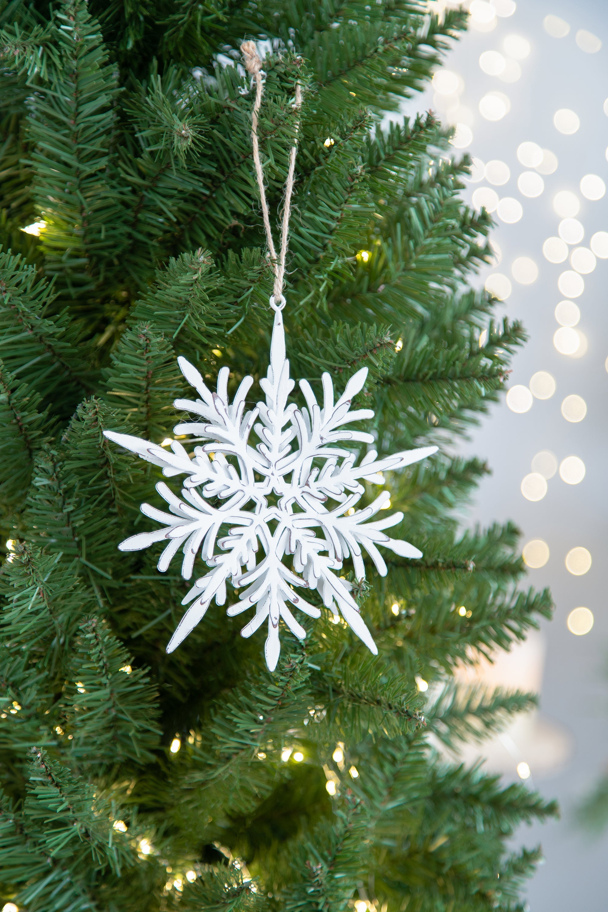 Iron Snowflake Hanger - Set of 6