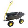 Folding Car Poly Garden Dump Truck with Steel Frame