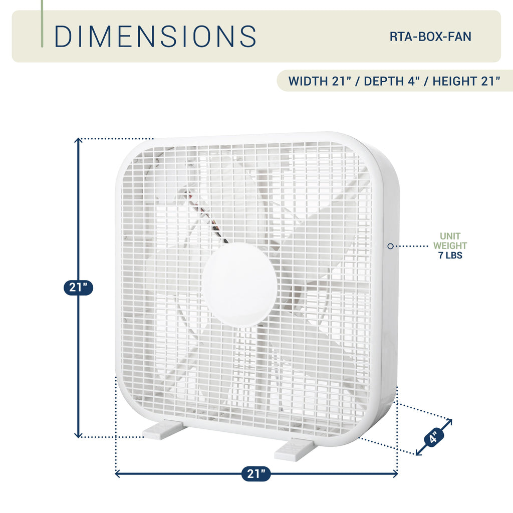 20 Inch Box Fan