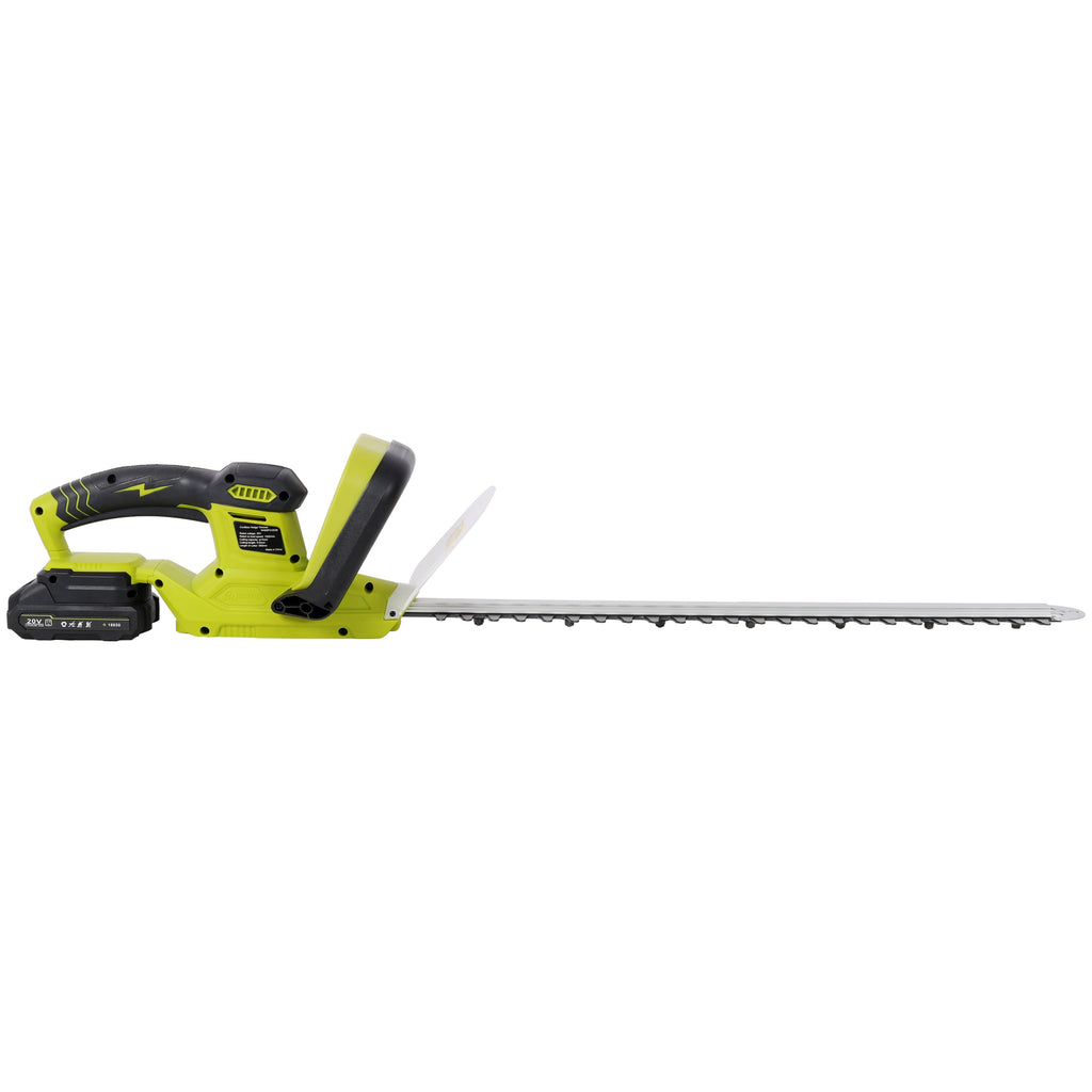 21V DC Hedge Trimmer with Battery and Seat Charger