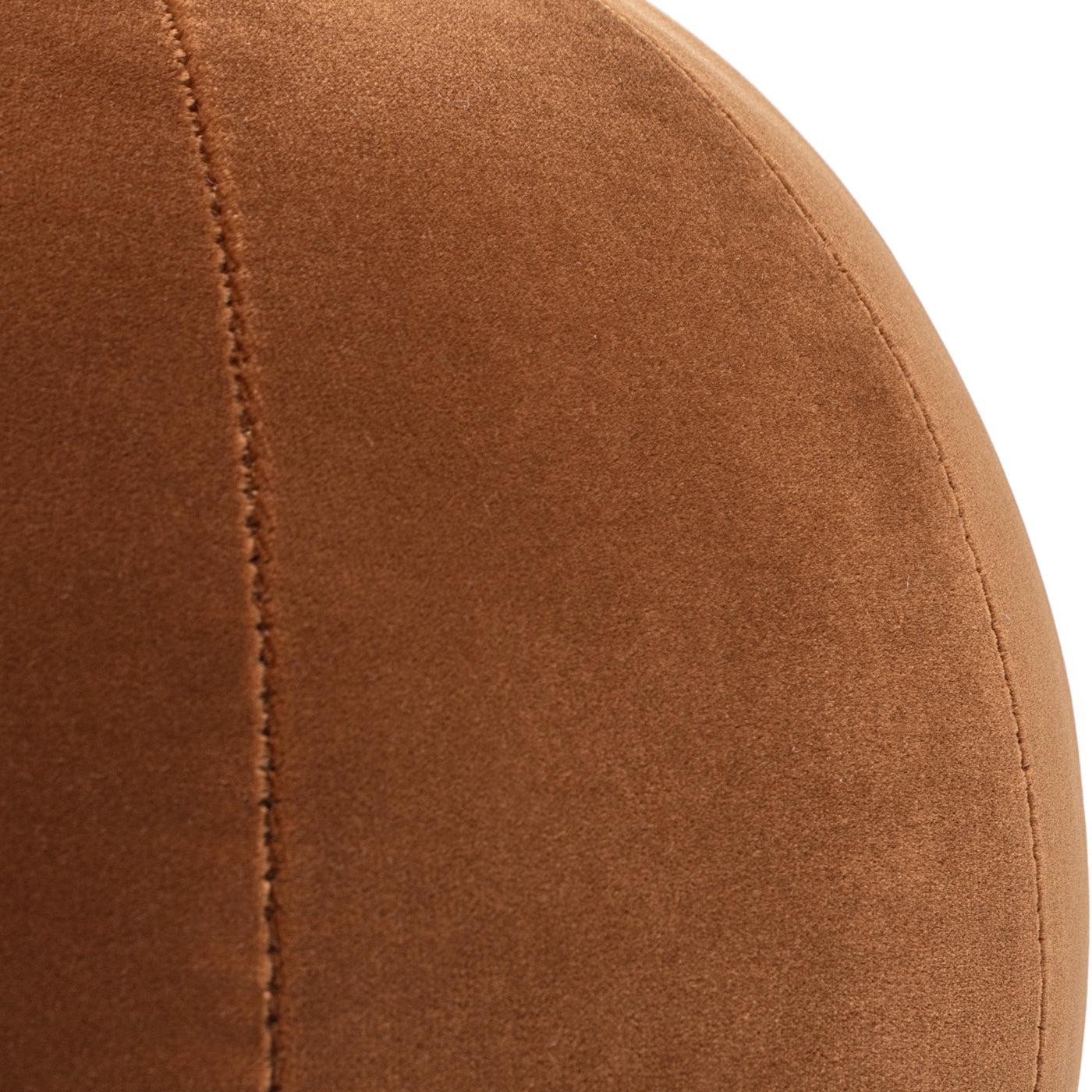 Luna 12" Round Sphere Accent Ball Throw Pillow - Burnt