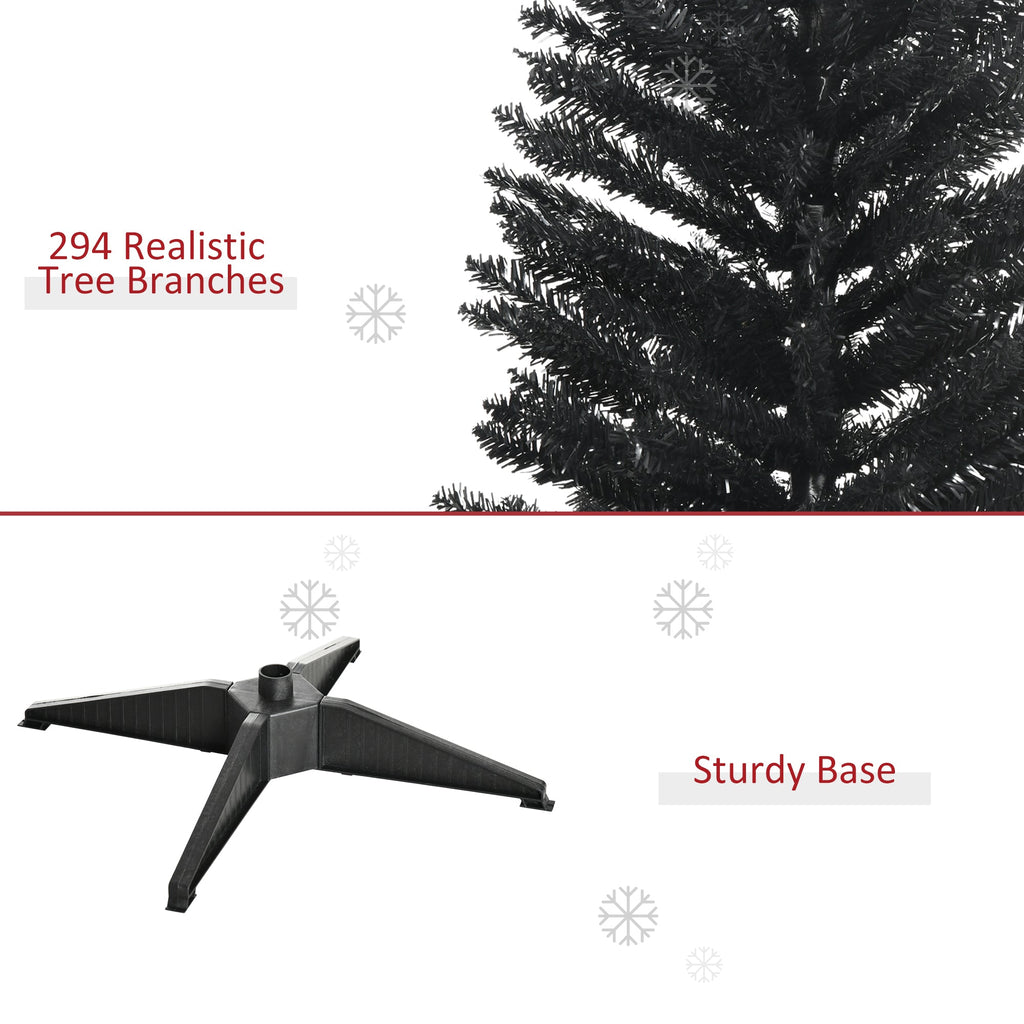 HOMCOM 5' Artificial Pencil Christmas Tree