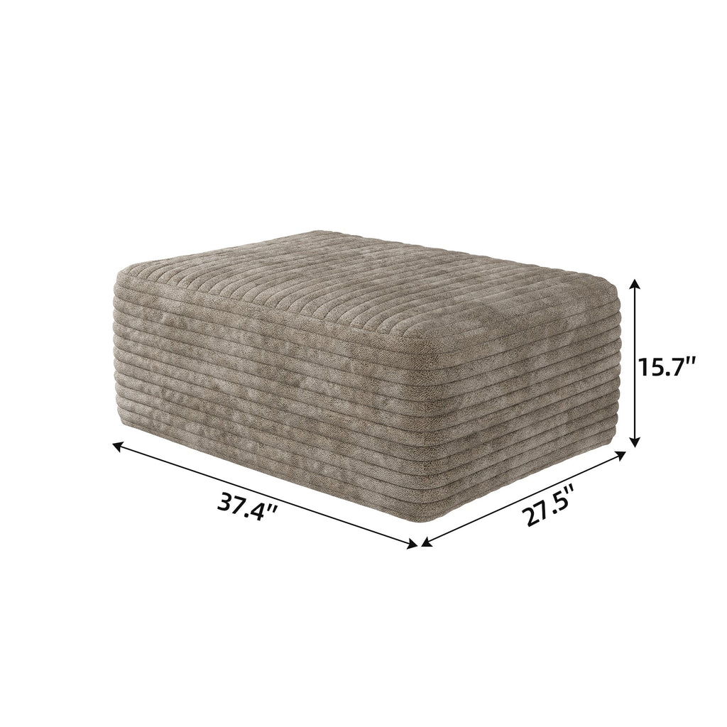 37.40" Sofa Ottoman - No Assembly Required