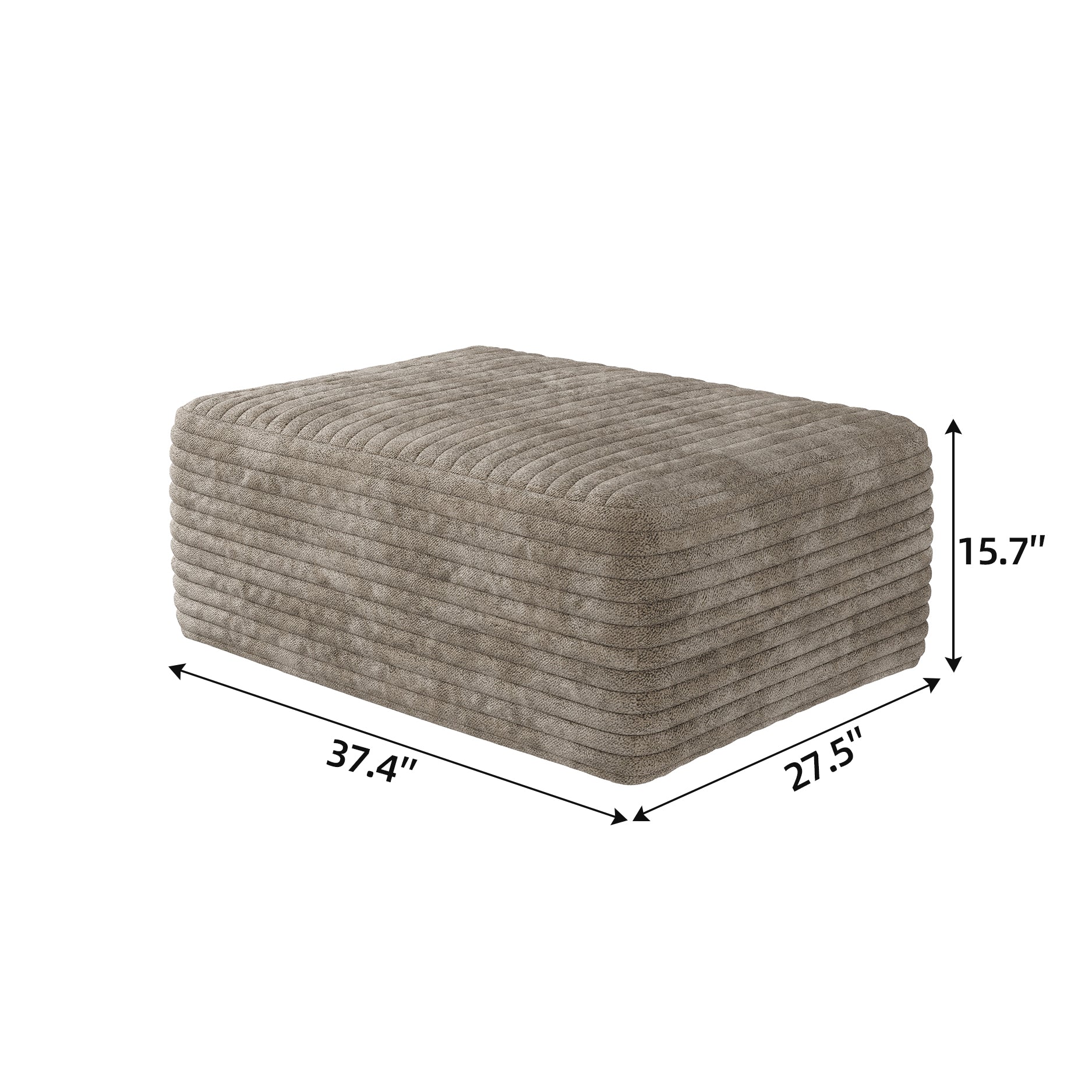 37.40" Sofa Ottoman - No Assembly Required