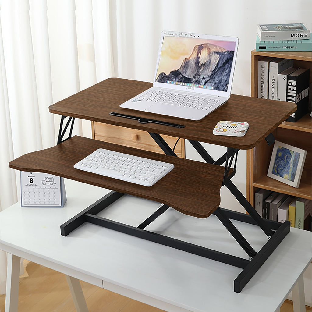 32 Inch Desk Converter - Height Adjustable Workstation