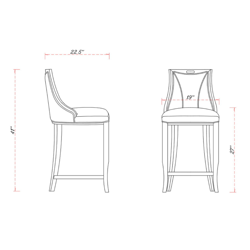Emperor - Barstool - White